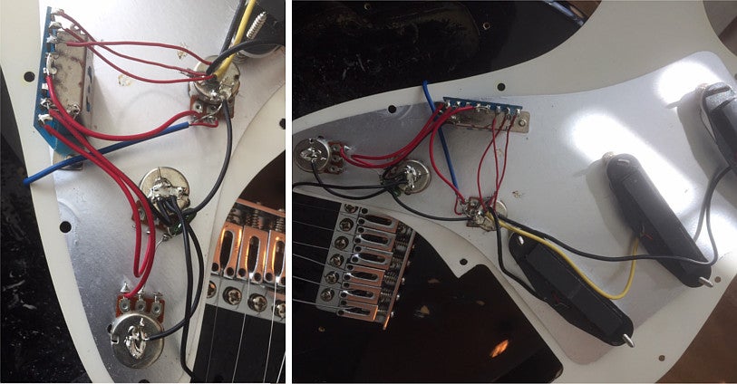 Passieve elementen vervangen in een elektrische gitaar