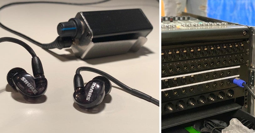 In-Ear Monitors: live én tijdens de repetitie?
