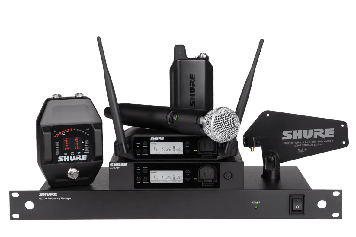 Altijd vrije microfoonfrequenties met Shure GLX-D+ Dual Band