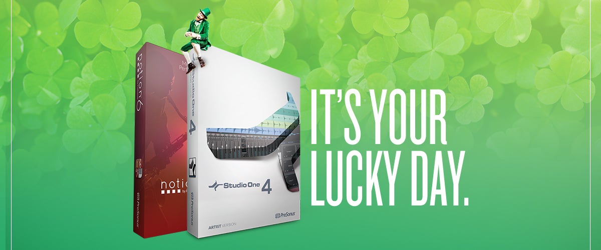 Presonus pakt uit met St. Patrick's Day week! Presonus pakt uit met St. Patrick's Day week!