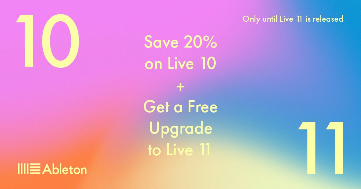 Ableton Live 11 arrive en 2021 ! Live 10 en promo !