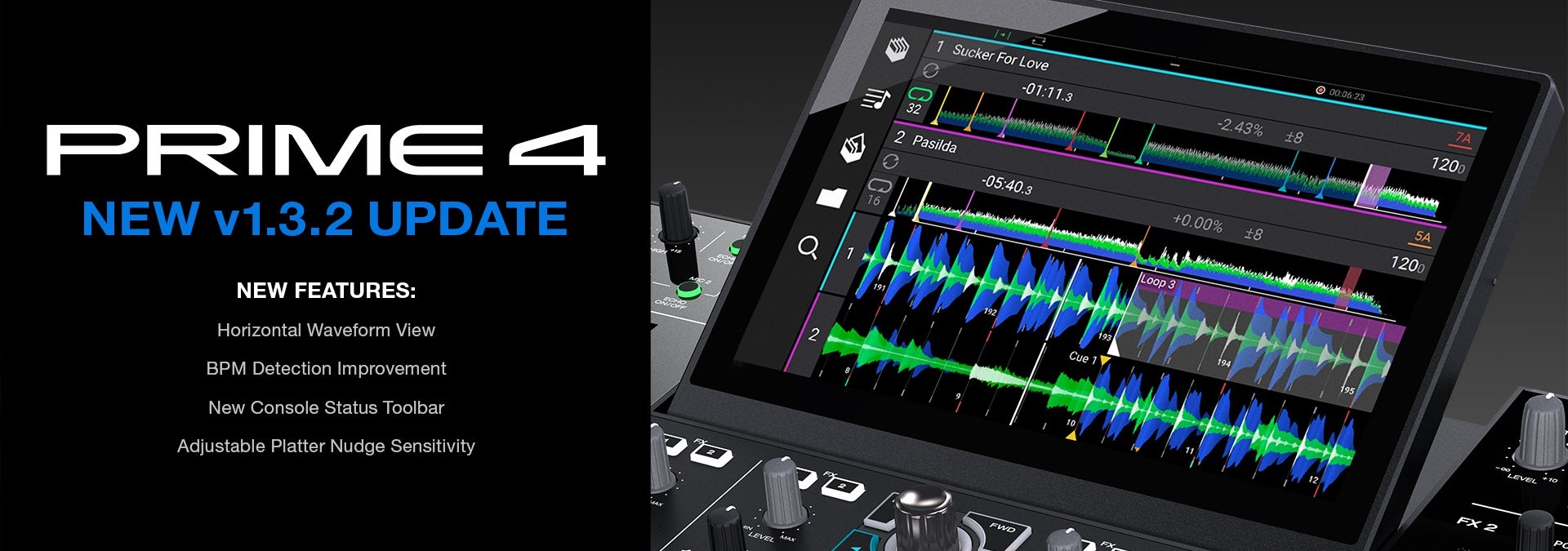 Denon DJ Prime 4 - nouveau firmware !