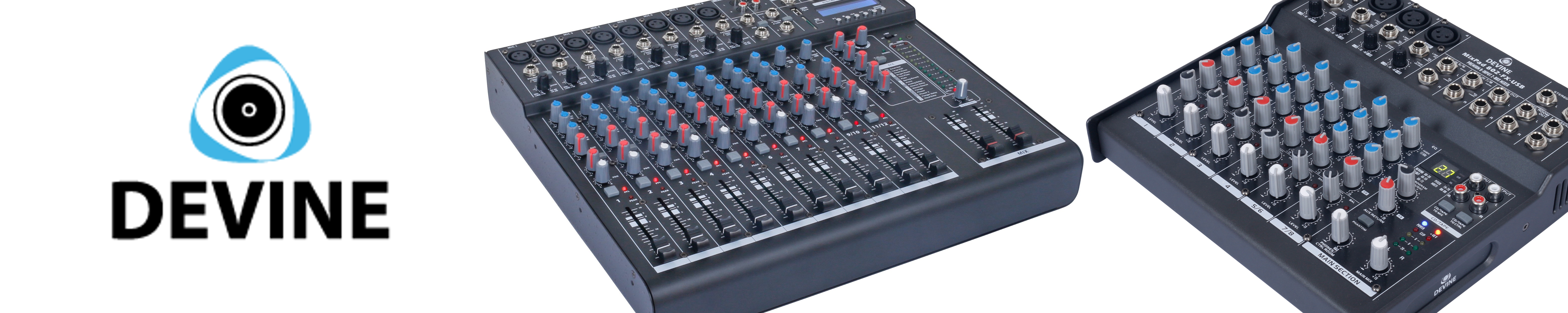 Devine MixPad en MixDesk PA-mixers! Devine MixPad en MixDesk PA-mixers!
