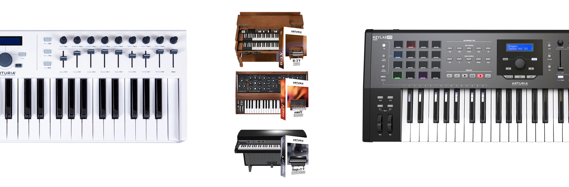 Gratis V-Collection bij aanschaf Arturia Keylab MK2 of Essential! Gratis V-Collection bij aanschaf Arturia Keylab MK2 of Essential!