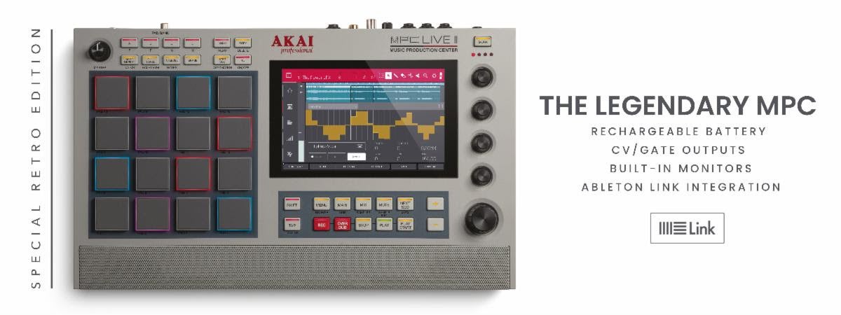 Nieuw: Akai Professional MPC Live II Retro Edition!