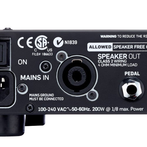 5. Welke impedantie moet de basgitaar-speakerkast hebben?