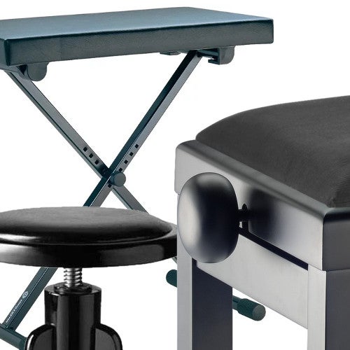 5. Hoe verstel ik de bank of kruk in hoogte?