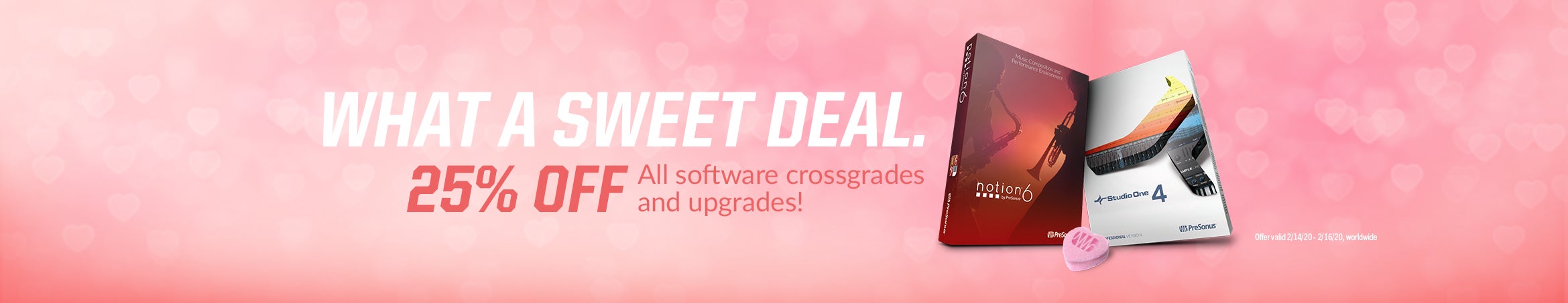 Valentijnsdate met Presonus Studio One 4! Valentijnsdate met Presonus Studio One 4!
